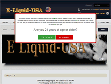 Tablet Screenshot of e-liquid-usa.com